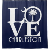 LOVE Charleston Douchegordijn (Voorkant)