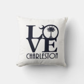 LOVE Charleston South Carolina Kussen (Voorkant)