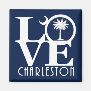 LOVE Charleston South Carolina Magneet