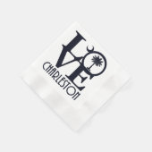 LOVE Charleston South Carolina Servet (Hoek)