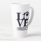 LOVE Charleston Tall Latte Mok (Rechterhoek)