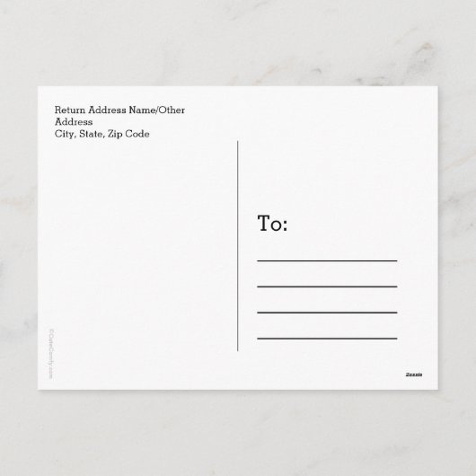 Love/Cheer Christmas Holiday Photo Briefkaart (Achterkant)