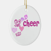 Love Cheer Keramisch Ornament (Rechts)