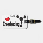 Love Cheerleading Bagagelabel (Voorkant horizontaal)