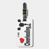 Love Cheerleading Bagagelabel (Voorkant verticaal)
