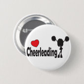 Love Cheerleading Ronde Button 5,7 Cm (Voorkant /achterkant)