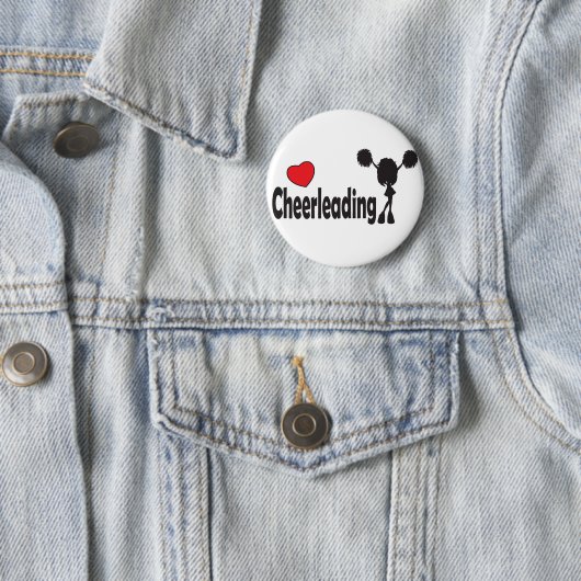 Love Cheerleading Ronde Button 5,7 Cm (In situ)