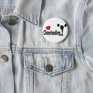 Love Cheerleading Ronde Button 5,7 Cm