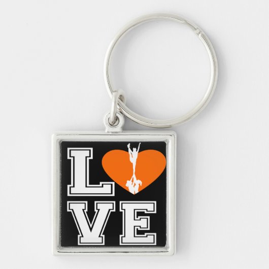 Love Cheerleading Sleutelhanger (Voorkant)