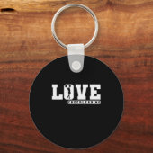 Love Cheerleading Sport turnen anfeuern tanzen Sleutelhanger (Voorkant)