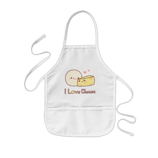 Love Cheeses Apron Kinder Schort (Voorkant)