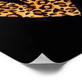 Love Cheetah Leopard Print Heart Valentines Day Gi (Hoek)