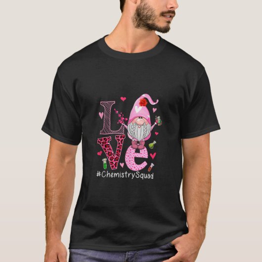 LOVE Chemie Squad Leuke Happy Valentijn s Day Gn T-shirt (Voorkant)