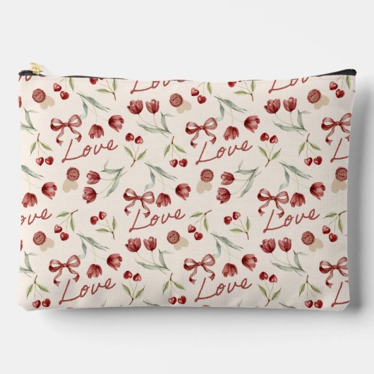 Love & Cherries Cosmetische Tas (Voorkant)