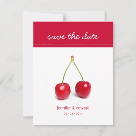 Love Cherries - Sparen de datumaankondiging Save The Date (Voorkant)