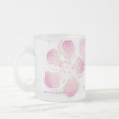 Love Cherry Blossom (personaliseren) Matglas Koffiemok (Links)