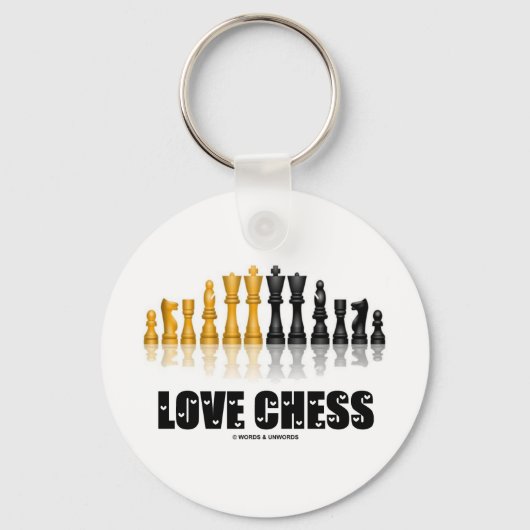Love Chess Sleutelhanger (Voorkant)