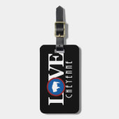 LOVE Cheyenne Bagagelabel (Voorkant verticaal)