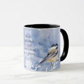 Love Chickadee Birds So Much Fun Quote Saying Mok (Voorkant rechts)