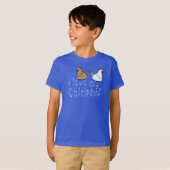 Love Chickens Childrens Dark T-shirt (Voorkant volledig)