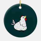 Love Chickens Ornament (Achterkant)