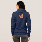 Love Chickens Womans Hoodie (Achterkant volledig)