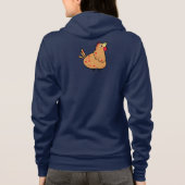 Love Chickens Womans Hoodie (Achterkant)