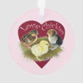Love Chickies Ornament (achterkant)