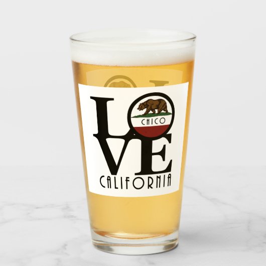 LOVE Chico California Glas (Voorkant gevuld)