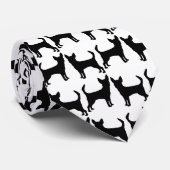 Love Chihuahua Dogs Stropdas (Opgerold)