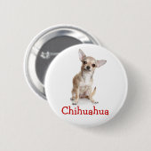 Love Chihuahua Puppy Dog Button Pin (Voorkant /achterkant)