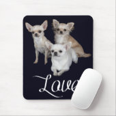 Love Chihuahua Puppy Dog Mousepad Muismat (Met muis)
