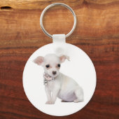 Love Chihuahua Puppy Dog Sleutelhanger (Voorkant)