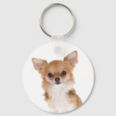 Love Chihuahua Puppy Dog Sleutelhanger (Voorkant)
