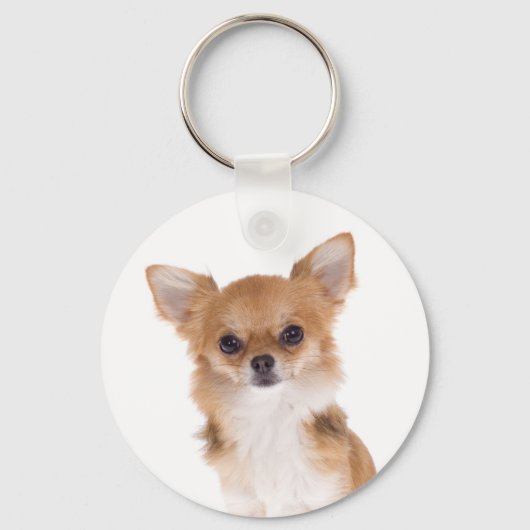 Love Chihuahua Puppy Dog Sleutelhanger (Voorkant)