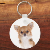 Love Chihuahua Puppy Dog Sleutelhanger (Voorkant)