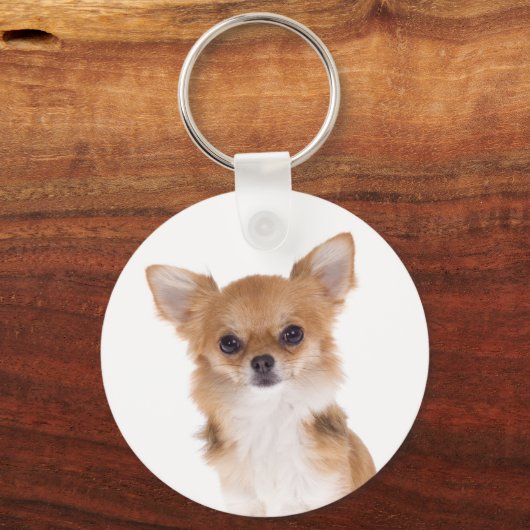 Love Chihuahua Puppy Dog Sleutelhanger (Voorkant)