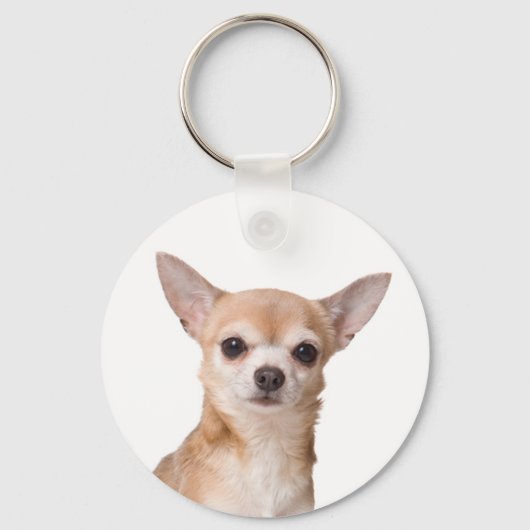 Love Chihuahua Puppy Dog Sleutelhanger (Voorkant)