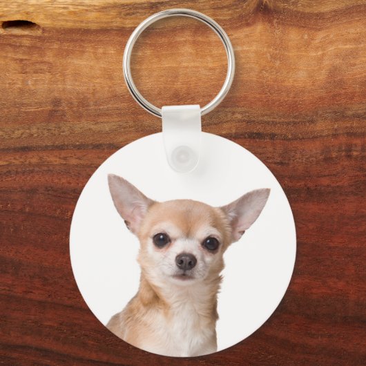 Love Chihuahua Puppy Dog Sleutelhanger (Voorkant)
