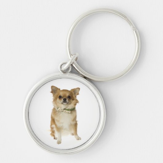 Love Chihuahua Puppy Dog Sleutelhanger (Voorkant)