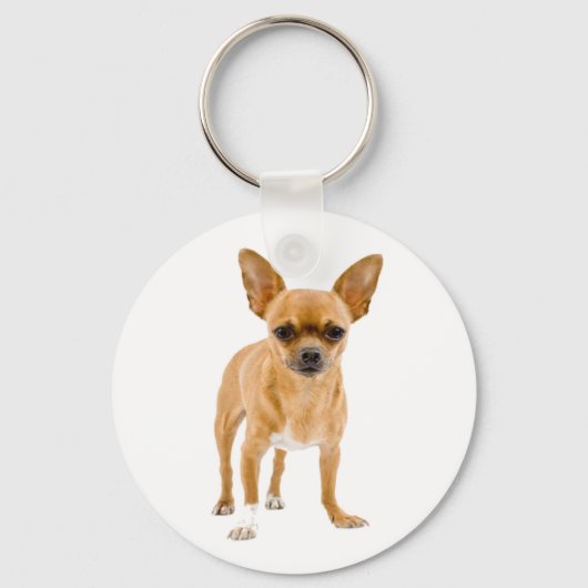Love Chihuahua Puppy Dog Sleutelhanger (Voorkant)