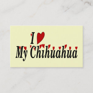 Love Chihuahua Visitekaartje