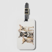 Love Chihuahuas Bagagelabel (Voorkant (verticaal))