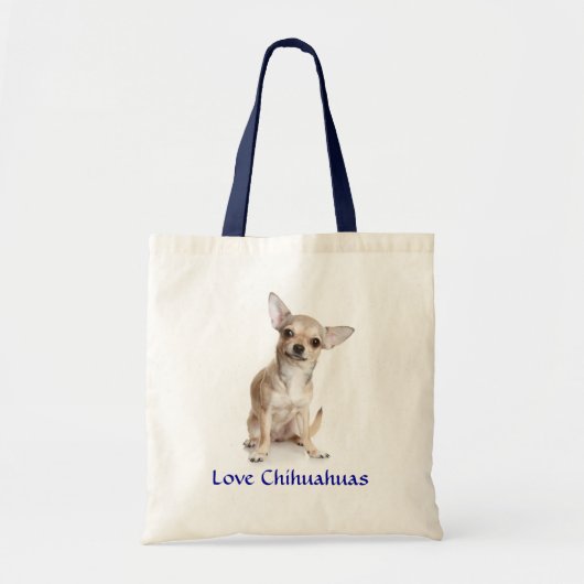 Love Chihuahuas Canvas Budget Canvas tas (Voorkant)