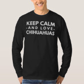 Love Chihuahuas T-shirt (Voorkant)