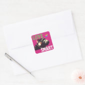 LOVE × CHIMPANZEE  - Custom Vierkante Sticker (Envelop)