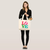 LOVE Chiropractische {Colors} Canvas tas (Voorkant (model))