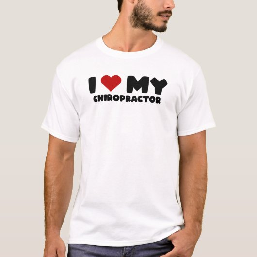 Love Chiropractor Fathers Day Chiropractor670 T-shirt (Voorkant)