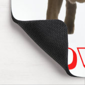 Love Chocolate Brown Labrador Retriever Puppy Dog Muismat (Hoek)