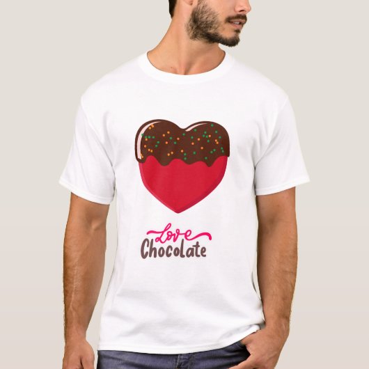 Love Chocolate T-shirt (Voorkant)